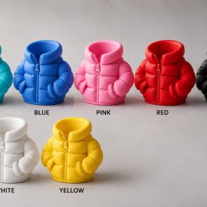 Puffer Jacket Pen Holder